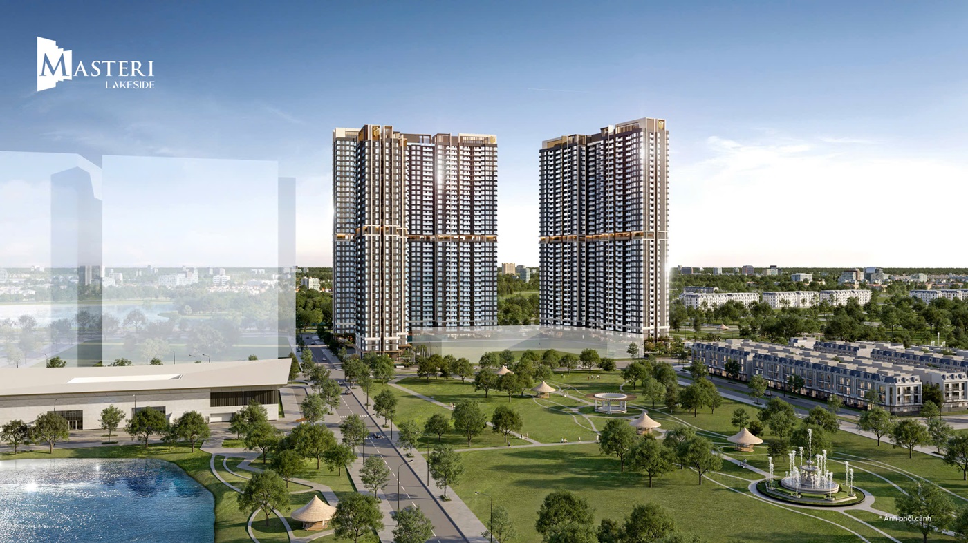 Phối cảnh tổng thể Masteri Lakeside Vinhomes Ocean Park